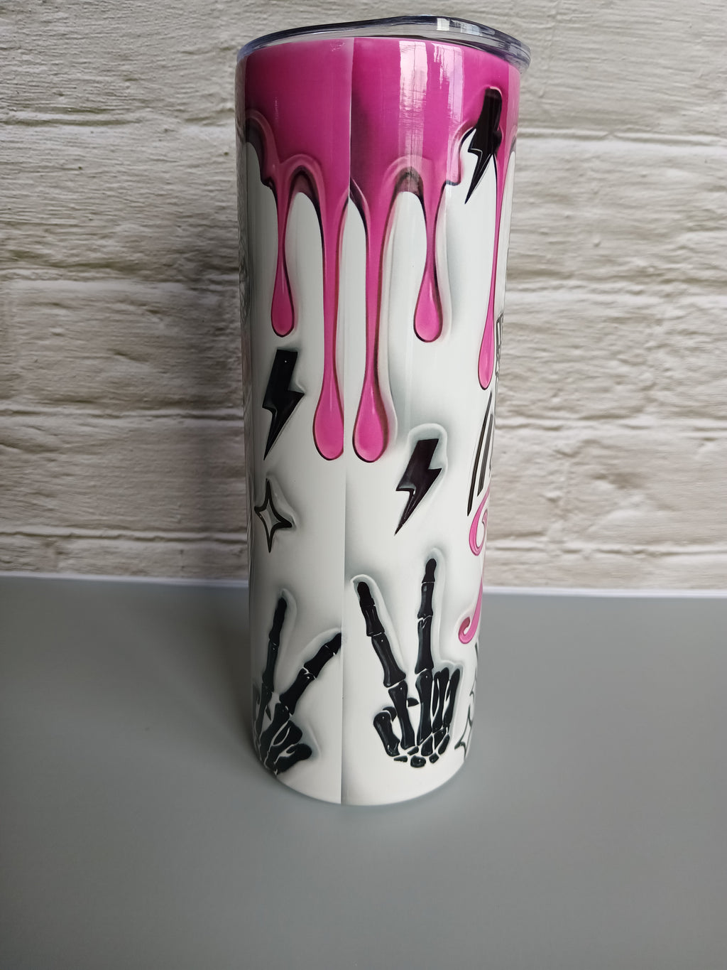 Have the day you deserve 20 oz stainless steel tumbler - funny inspirational travel mug with lid and straw